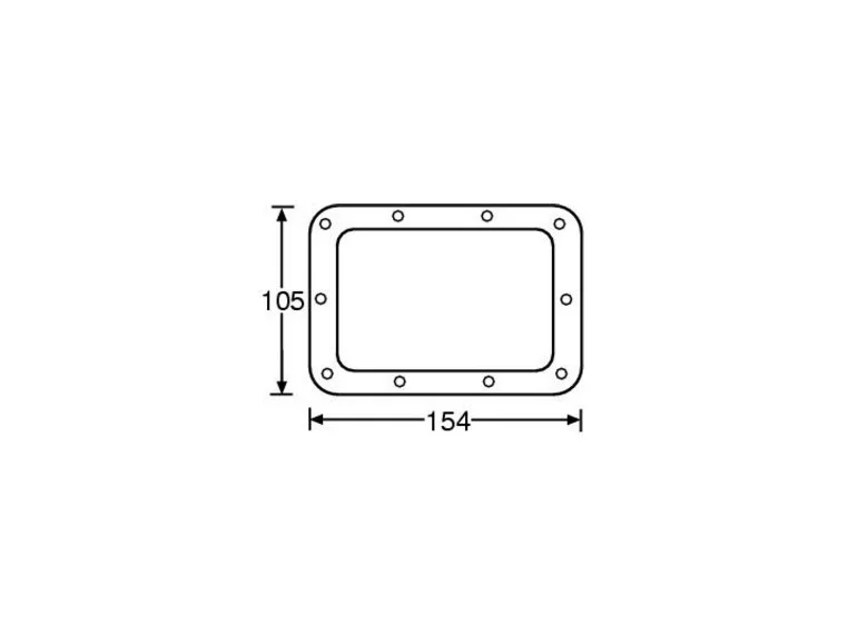 Adam Hall Hardware 34092 - Backing Ring for 34082 Recessed S 